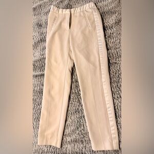 Zara Cream Tuxedo-Style Woman’s Pants